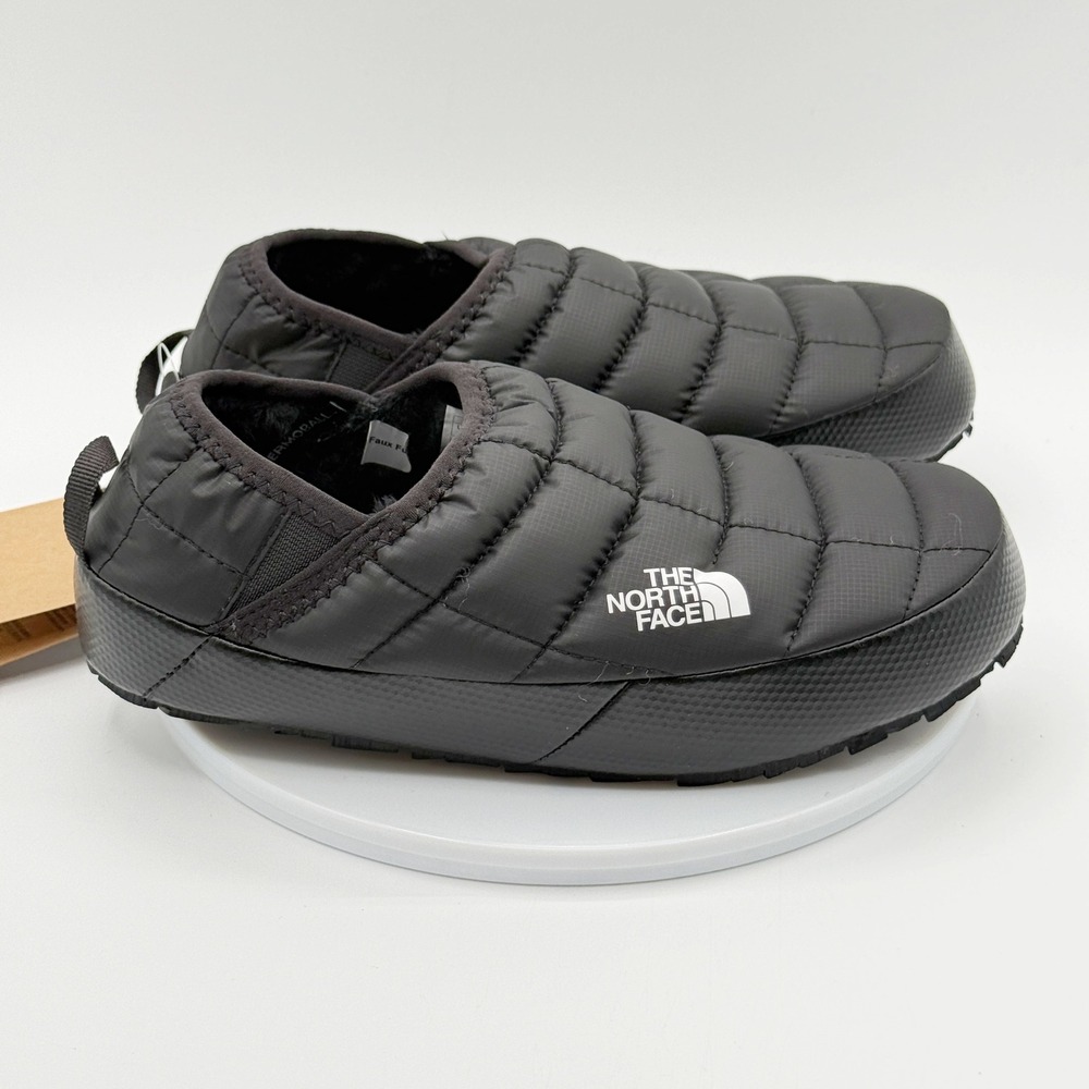 The North Face Thermoball Traction Mule Slipper Shoe Size 5 Women TNF Black NEW